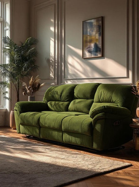 three-seat recliner sofa.