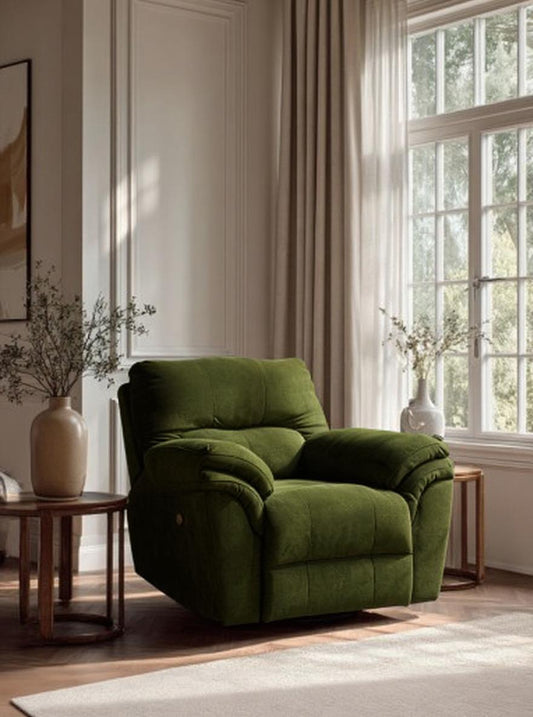 Single-seat recliner armchair.